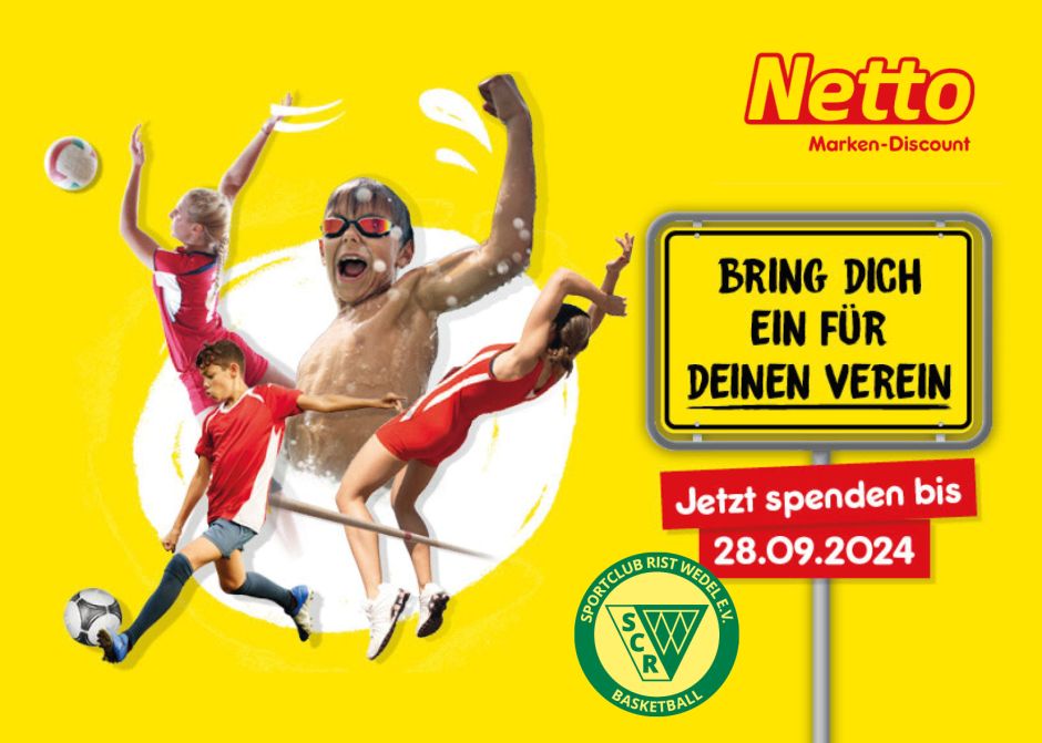 #Mit einem Einkauf bei Netto für den Verein spenden