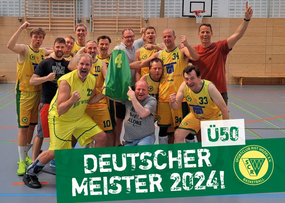 #Ü50: Der SC Rist verteidigt den Titel und ist Deutscher Meister