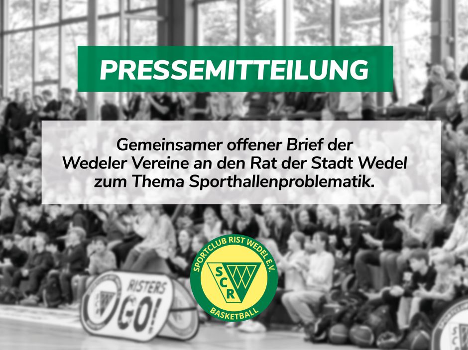 #Offener Brief der Wedeler Sportvereine an die Stadt Wedel