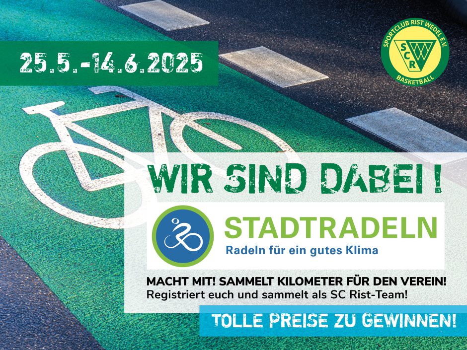 #Trete kräftig in die Pedale und unterstütze uns beim Kilometer sammeln! 