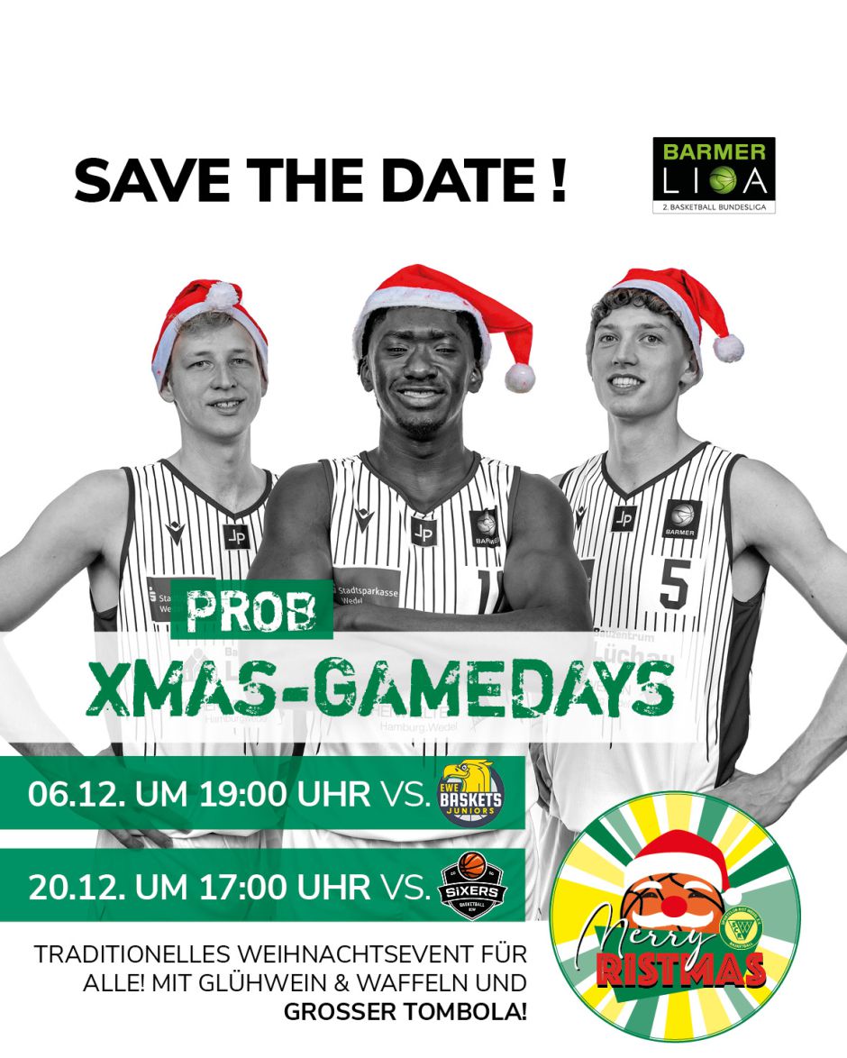 #SAVE THE DATES: Weihnachtsspieltage der 1. Herren mit "Merry Ristmas 2025"!